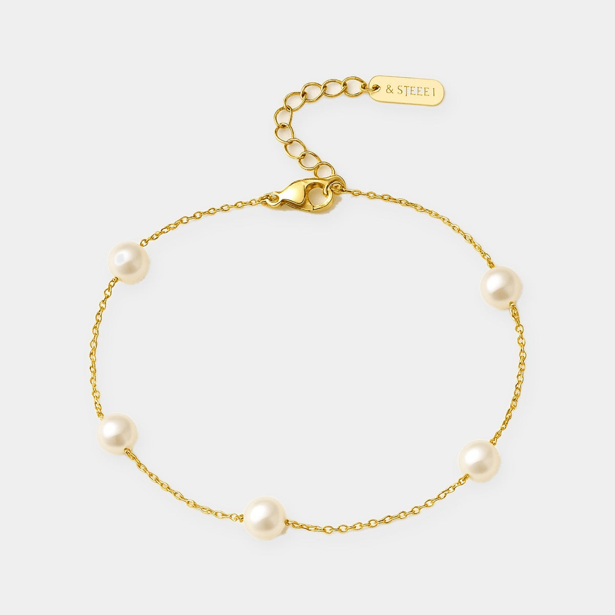 Pearl Anklet Gold Tone Summer Beach Wear
