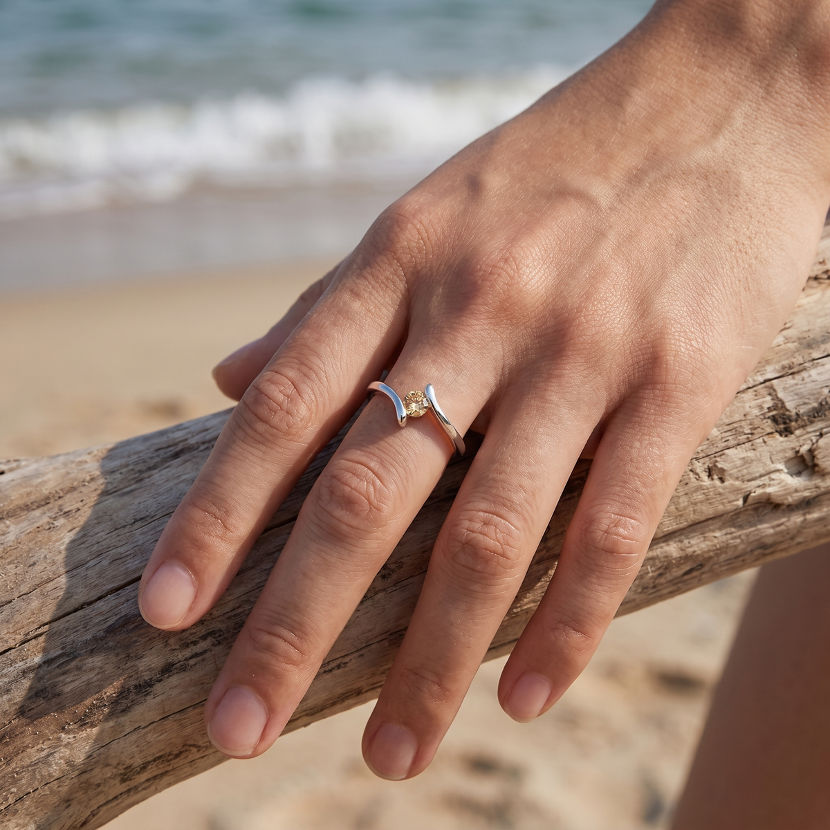 Starlight Ring Silver lifestyle
