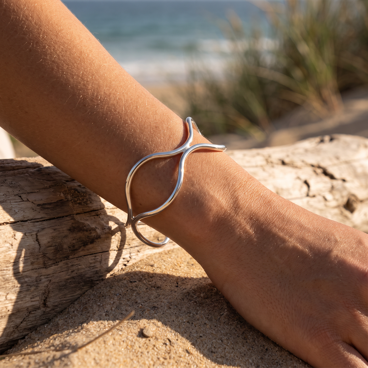 Marisol Bangle Silver lifestyle