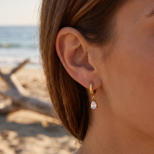Oceana Earrings Gold lifestyle