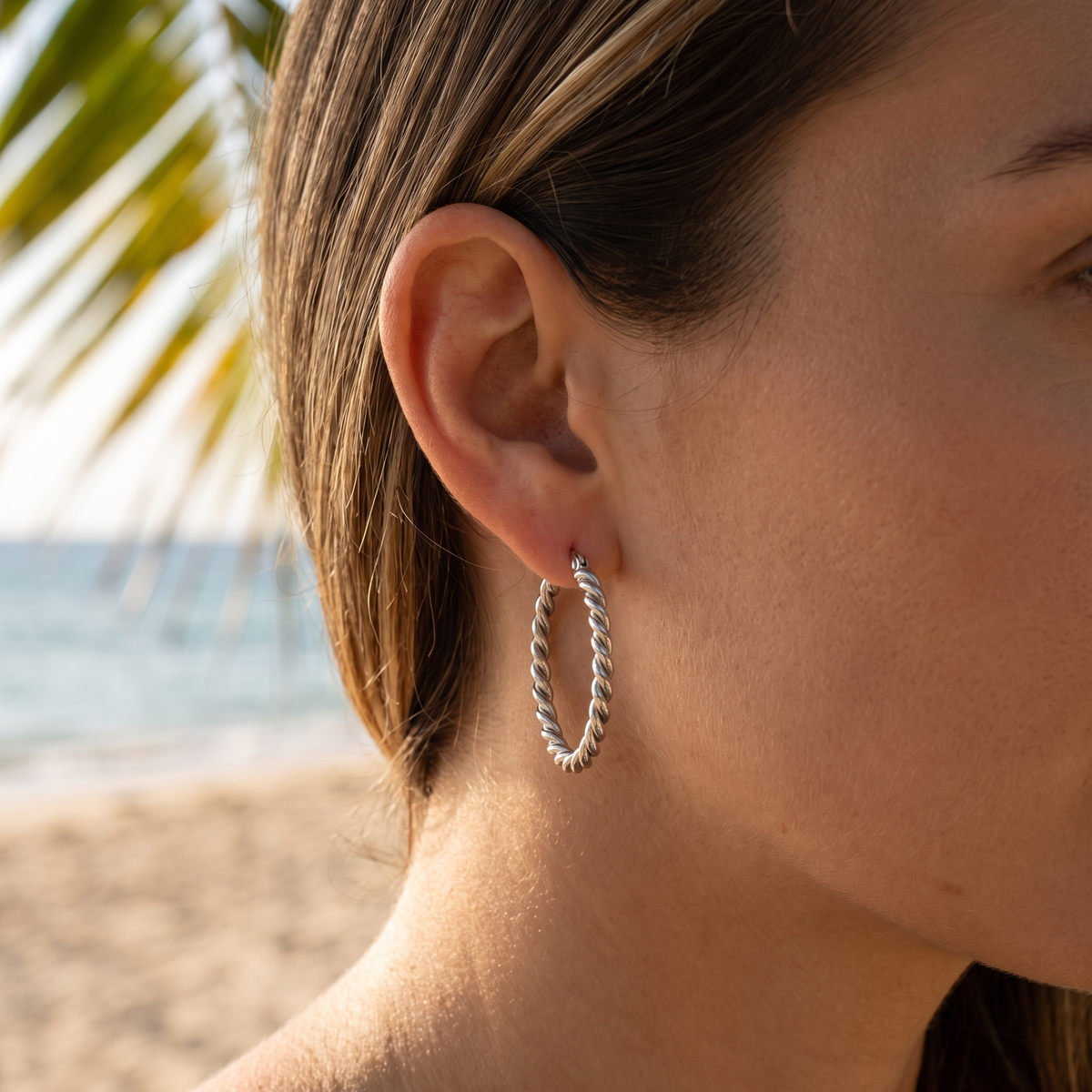 Missoma Earrings Silver lifestyle
